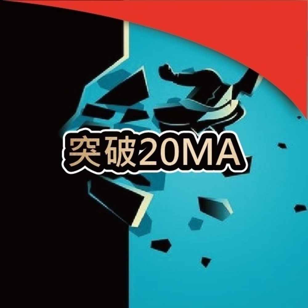 突破20MA